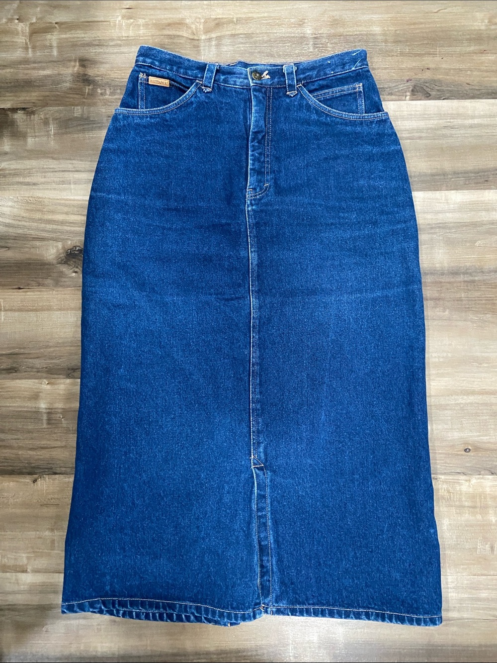 1980’s Vintage Brittania Sportswear Denim Skirt